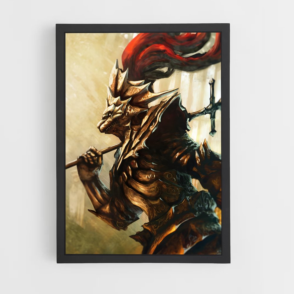 Poster Garde Éternelle – affiche Dark souls (vue 2)
