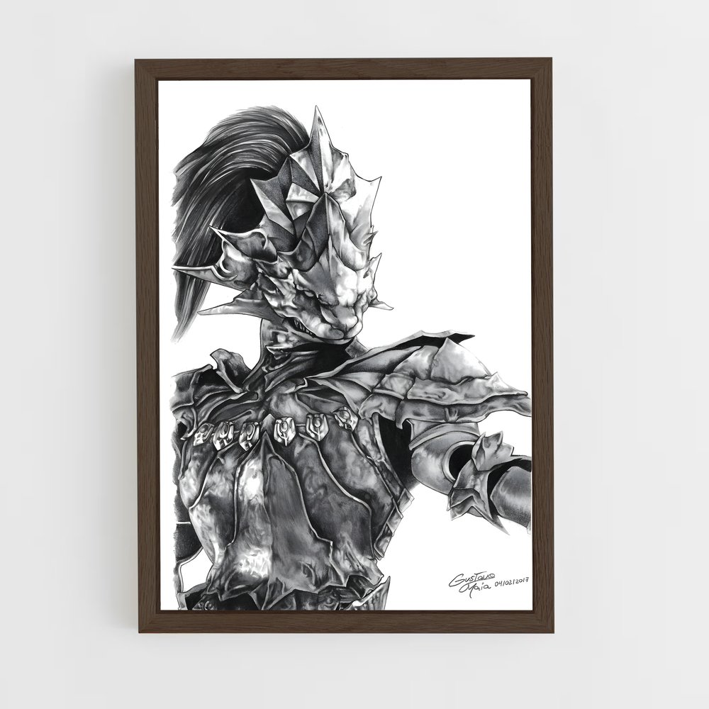 Poster Le Chevalier de l'Épée – affiche Dark souls (vue 5)