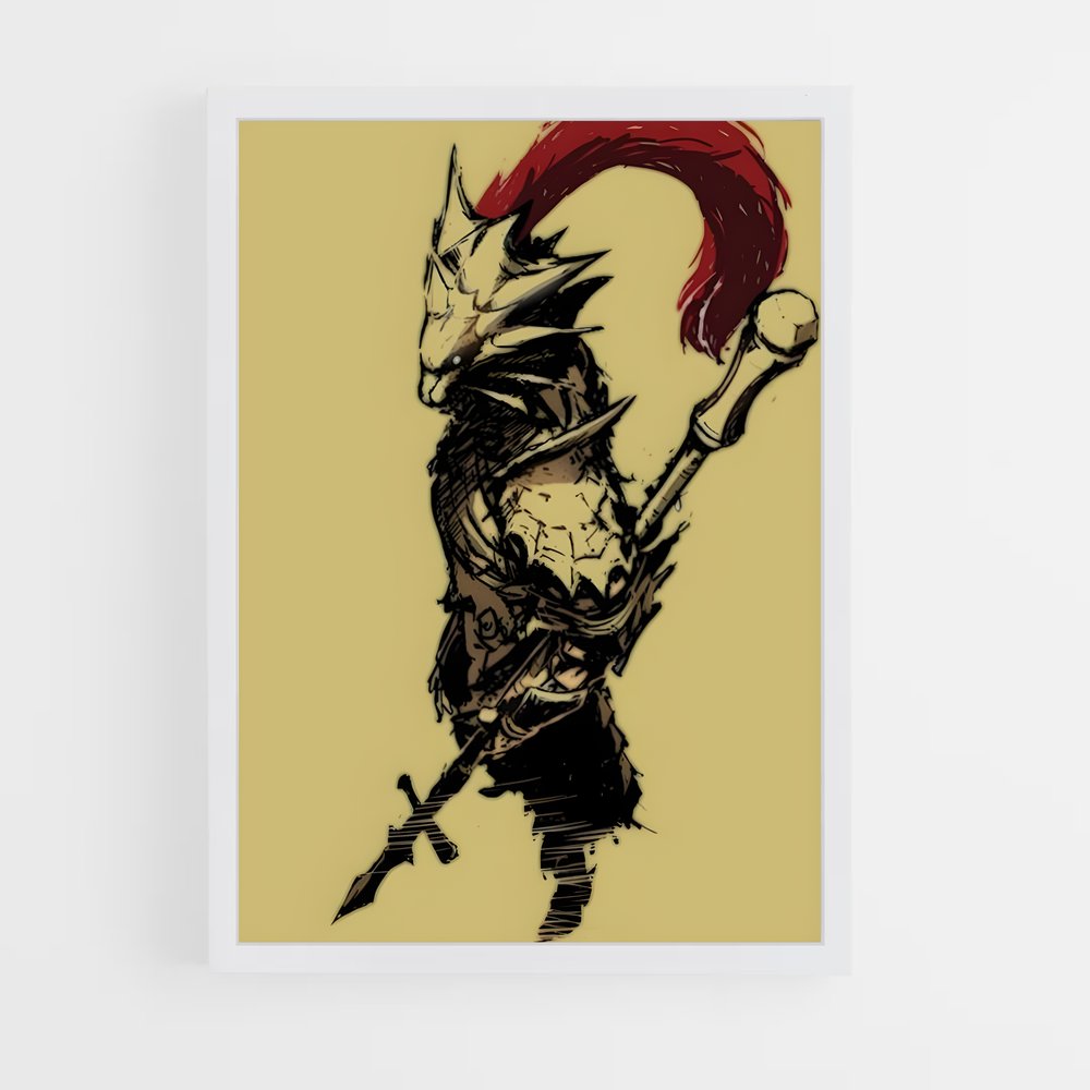 Poster L'Éclat d'Ornstein – affiche Dark souls (vue 3)
