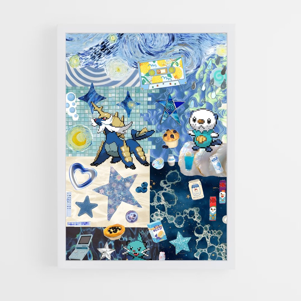 Poster L'Art du Feline – affiche Pokemon (vue 3)