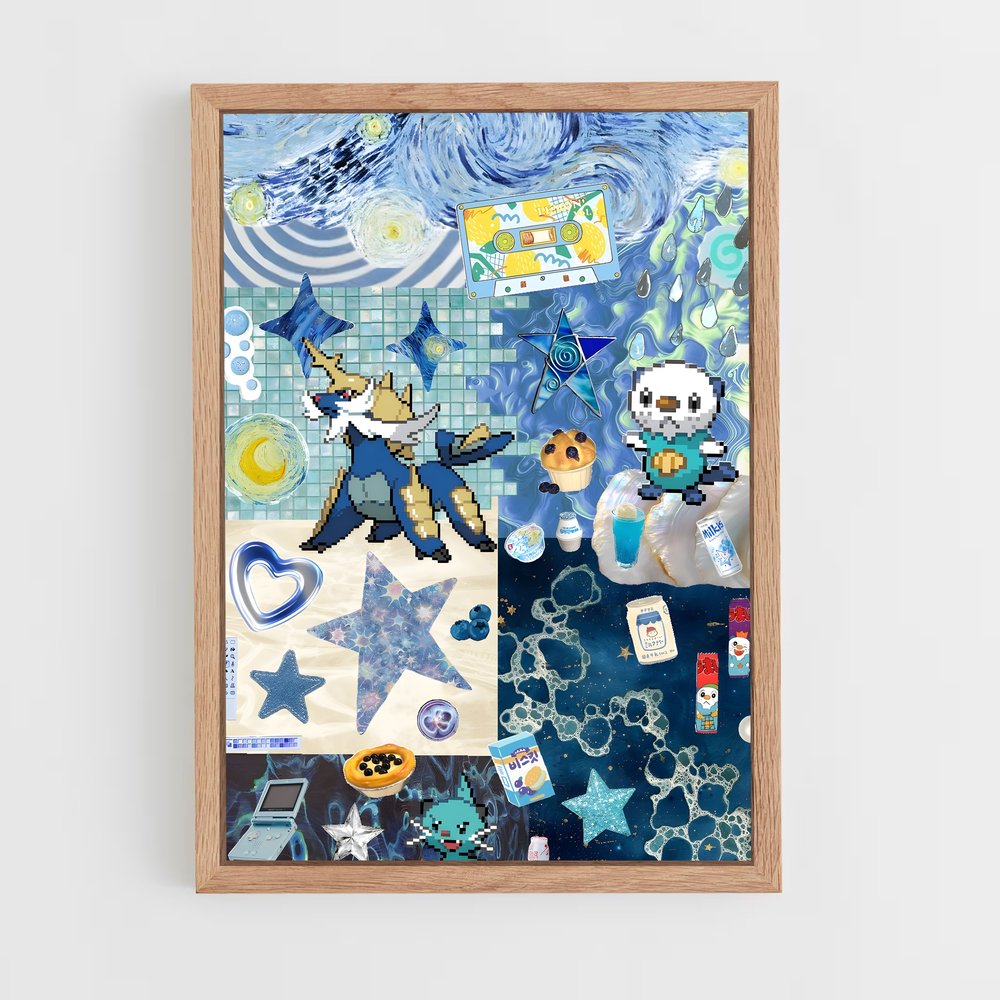 Poster L'Art du Feline – affiche Pokemon (vue 4)