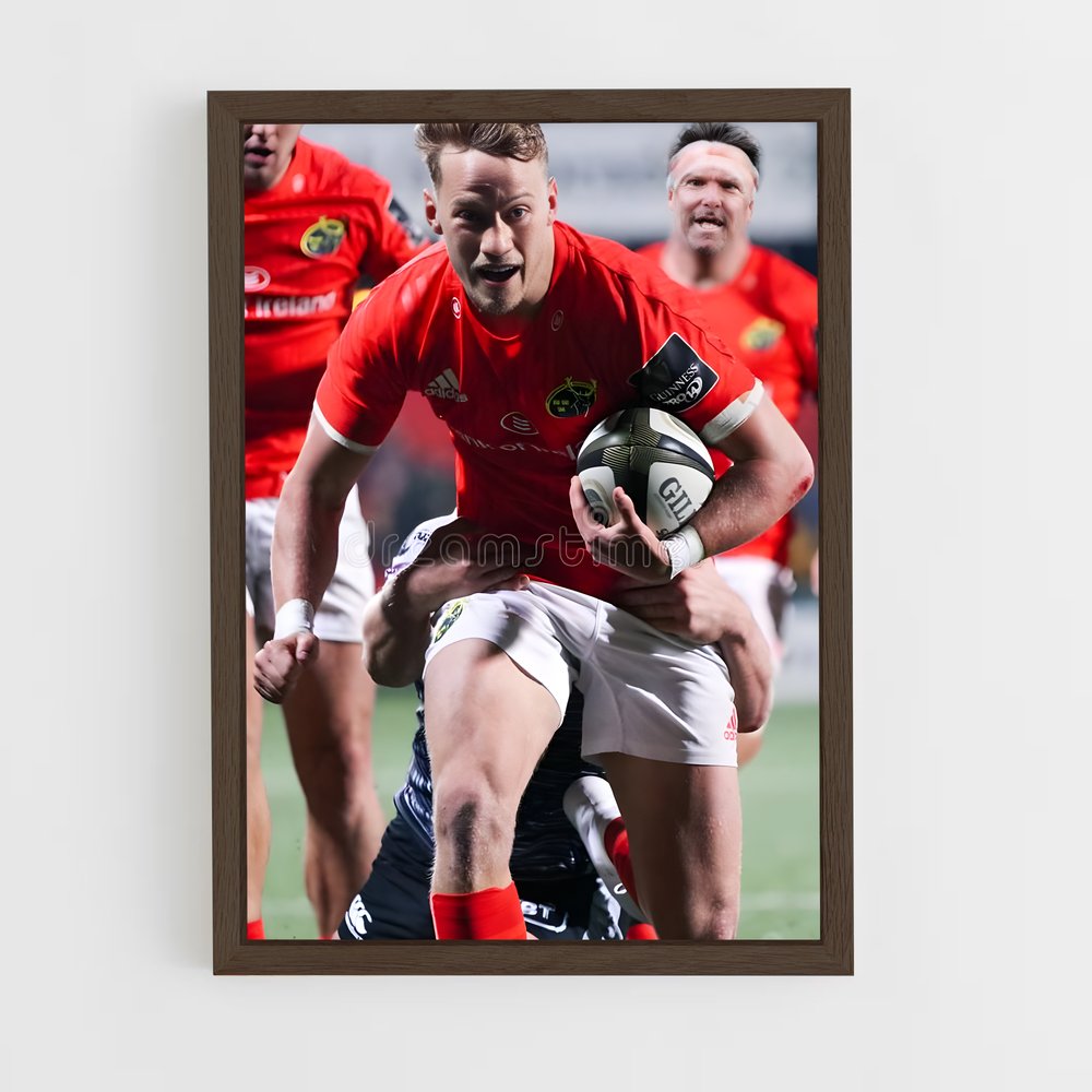 Poster La Course Sauvage – affiche Rugby (vue 5)