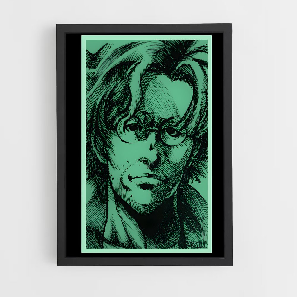 Poster Otacon Lunettes – affiche Metal gear solid (vue 2)