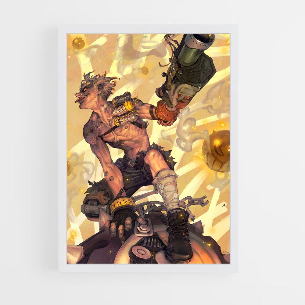 Poster Le Chevalier d'Overwatch (vue 3)
