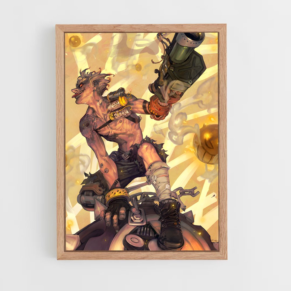 Poster Le Chevalier d'Overwatch (vue 4)