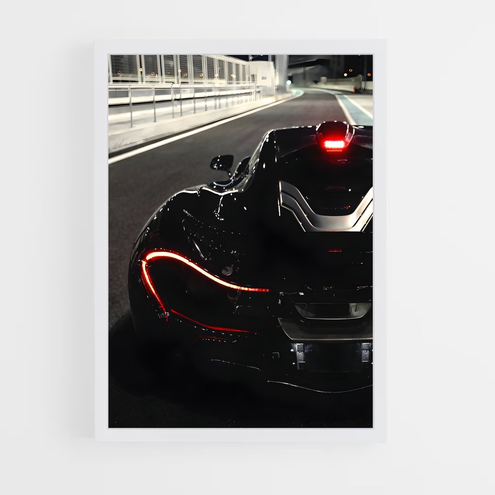 Poster Noir Éclair – affiche Mclaren (vue 3)