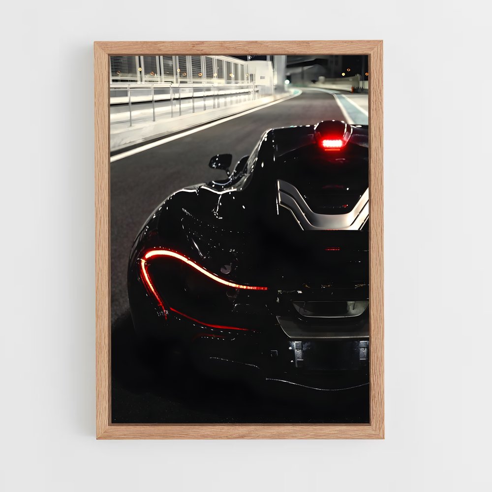 Poster Noir Éclair – affiche Mclaren (vue 4)