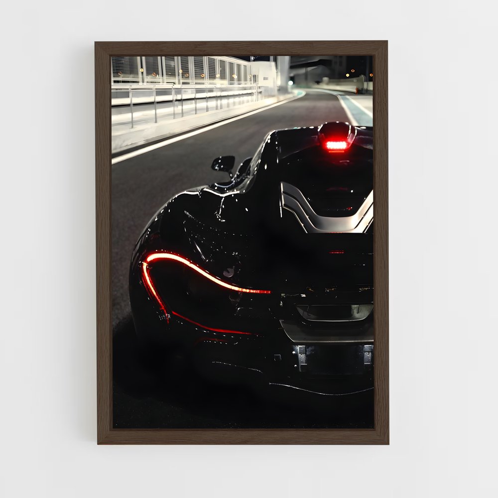 Poster Noir Éclair – affiche Mclaren (vue 5)