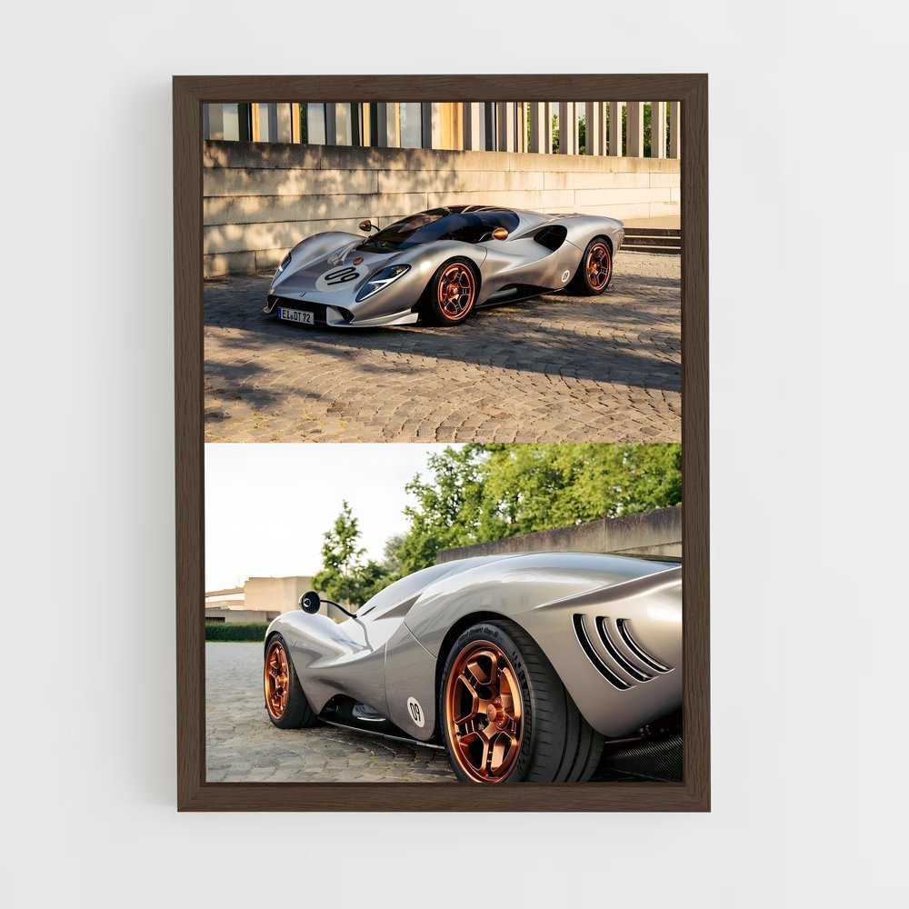 Poster Vitesse audace – affiche De Tomaso (vue 5)