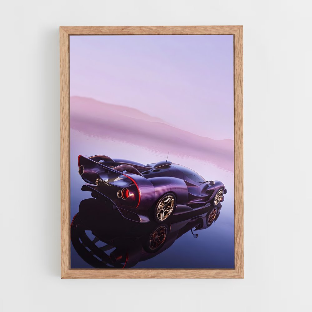 Poster Reflet Mécanique – affiche De Tomaso (vue 4)