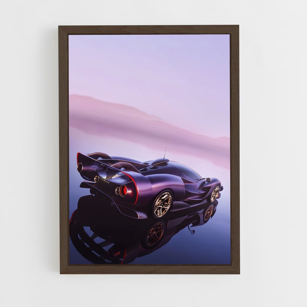 Poster Reflet Mécanique – affiche De Tomaso (vue 5)