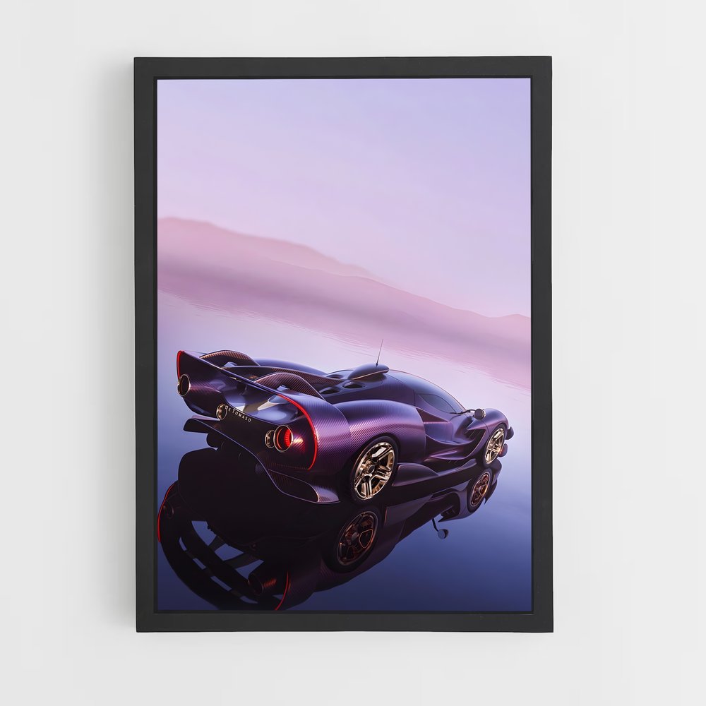 Poster Reflet Mécanique – affiche De Tomaso (vue 2)