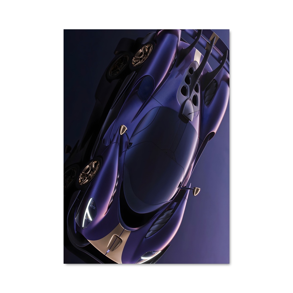 Poster ciel violet