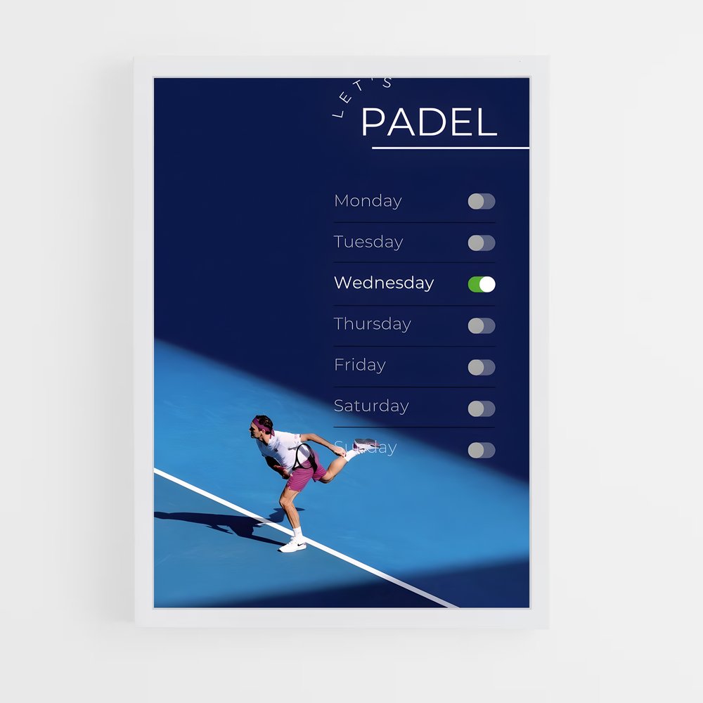 Poster Élan de Padel (vue 3)
