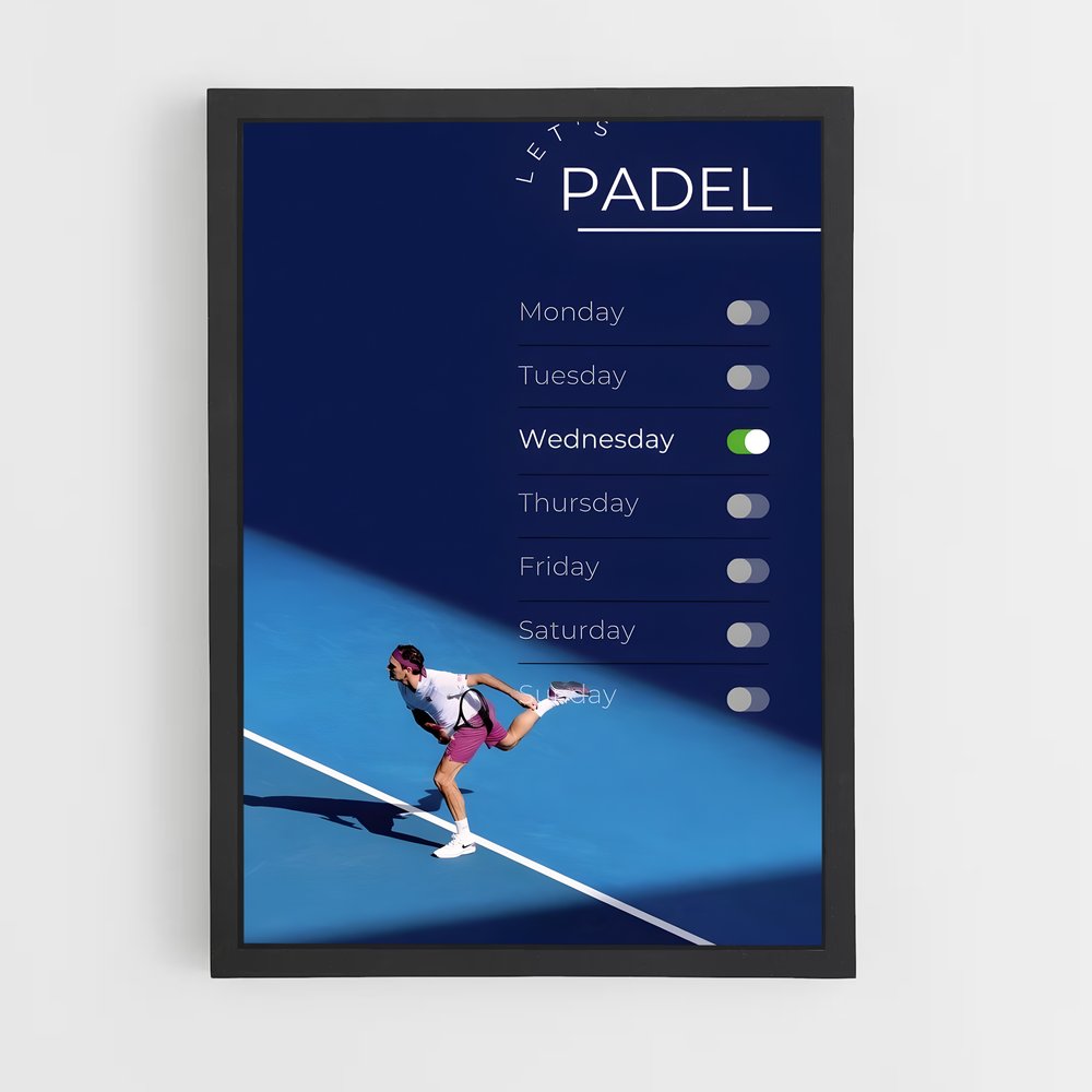Poster Élan de Padel (vue 2)