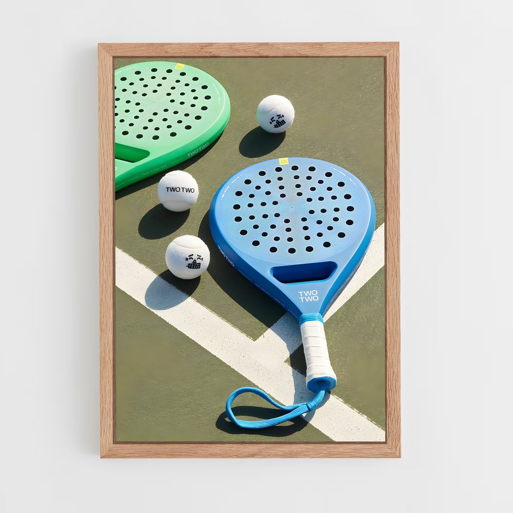 Poster Padel route (vue 4)