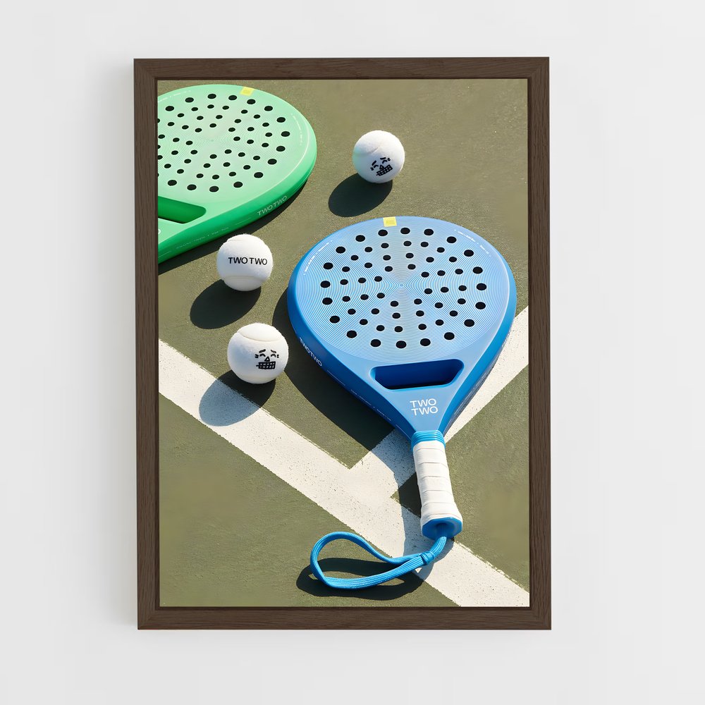 Poster Padel route (vue 5)