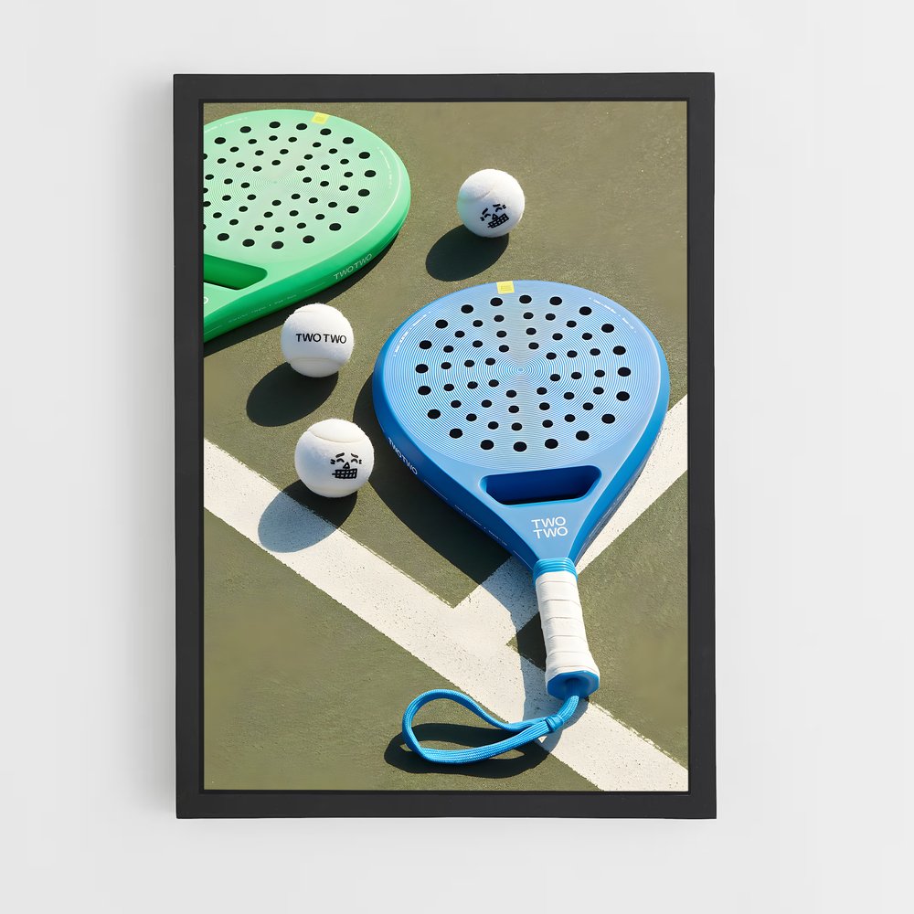 Poster Padel route (vue 2)