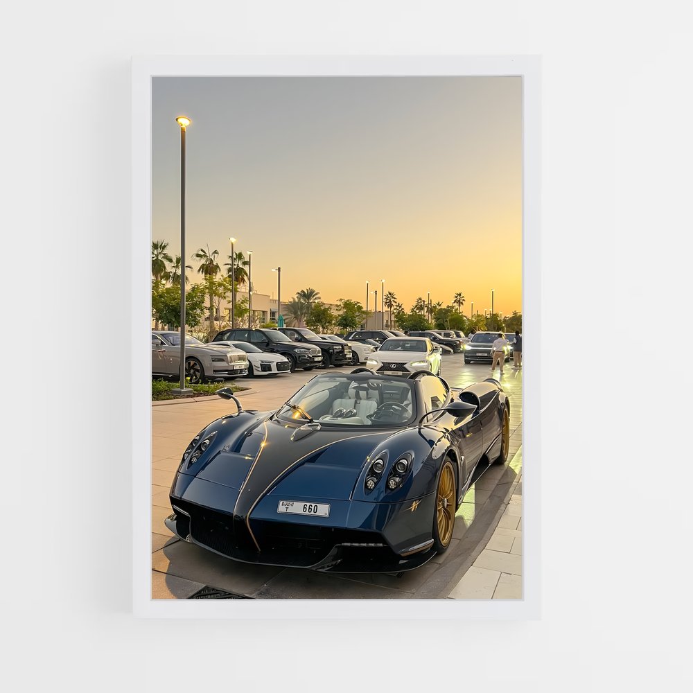 Poster superbe Pagani (vue 3)