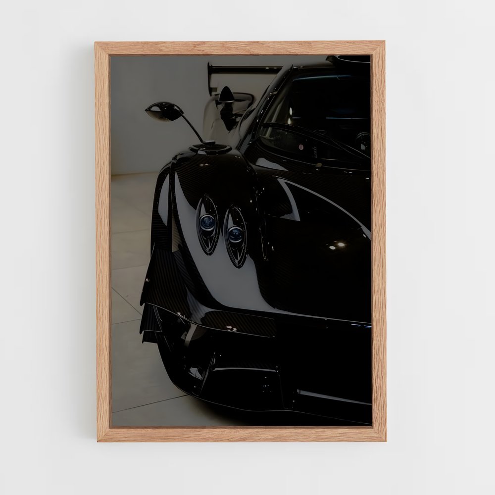 Poster Noir et Blanc Passion – affiche Pagani (vue 4)