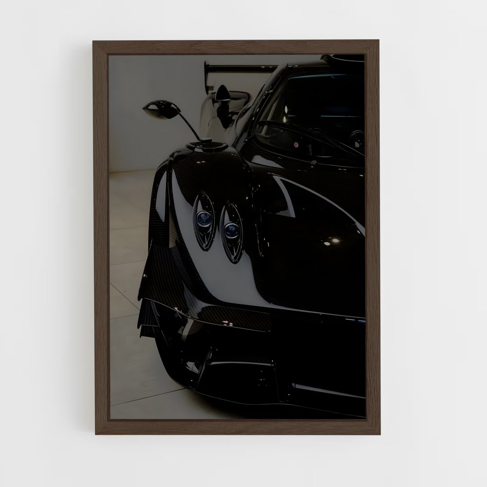 Poster Noir et Blanc Passion – affiche Pagani (vue 5)