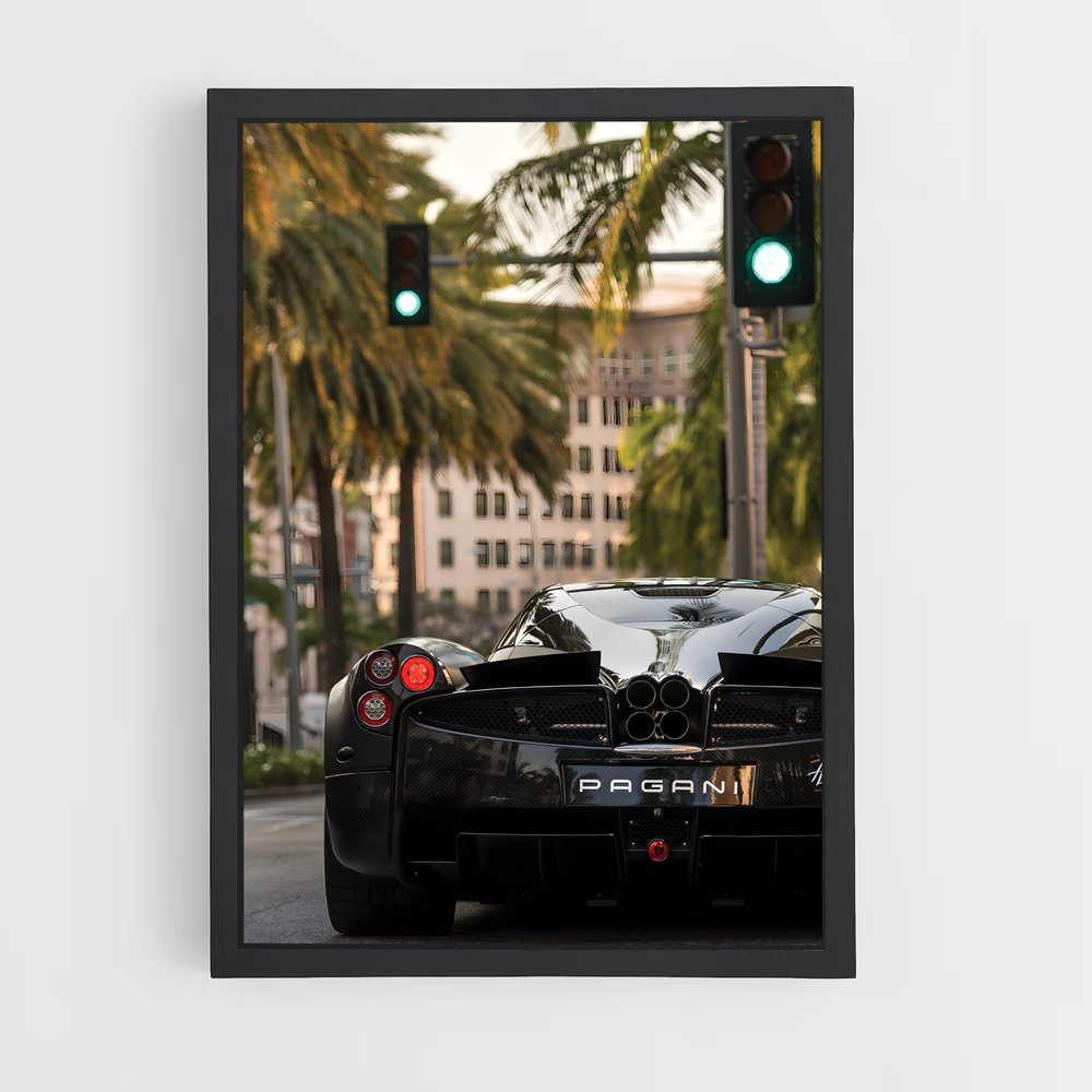 Poster Trafic de Performance – affiche Pagani (vue 2)