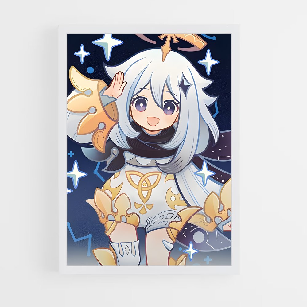 Poster L'ombre de Paimon – affiche Genshin impact (vue 3)