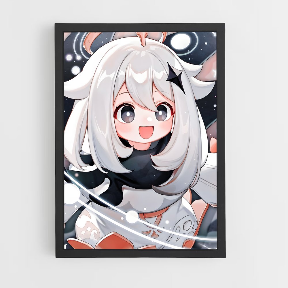 Poster L'Épée de Paimon – affiche Genshin impact (vue 2)