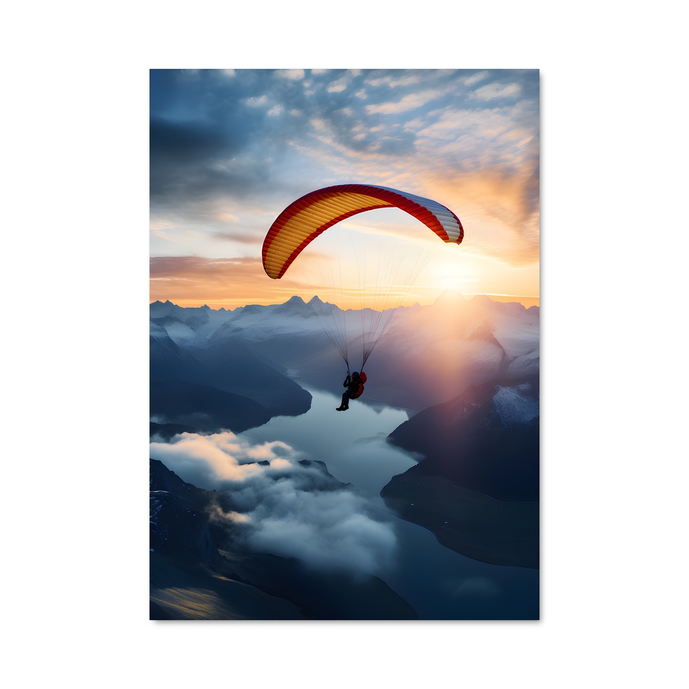 Poster Paragliding cimes