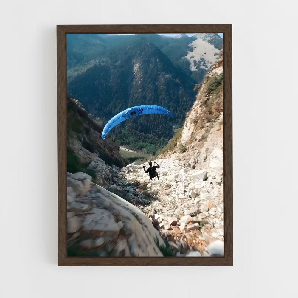 Poster Paragliding de sommets – affiche Parapente (vue 5)