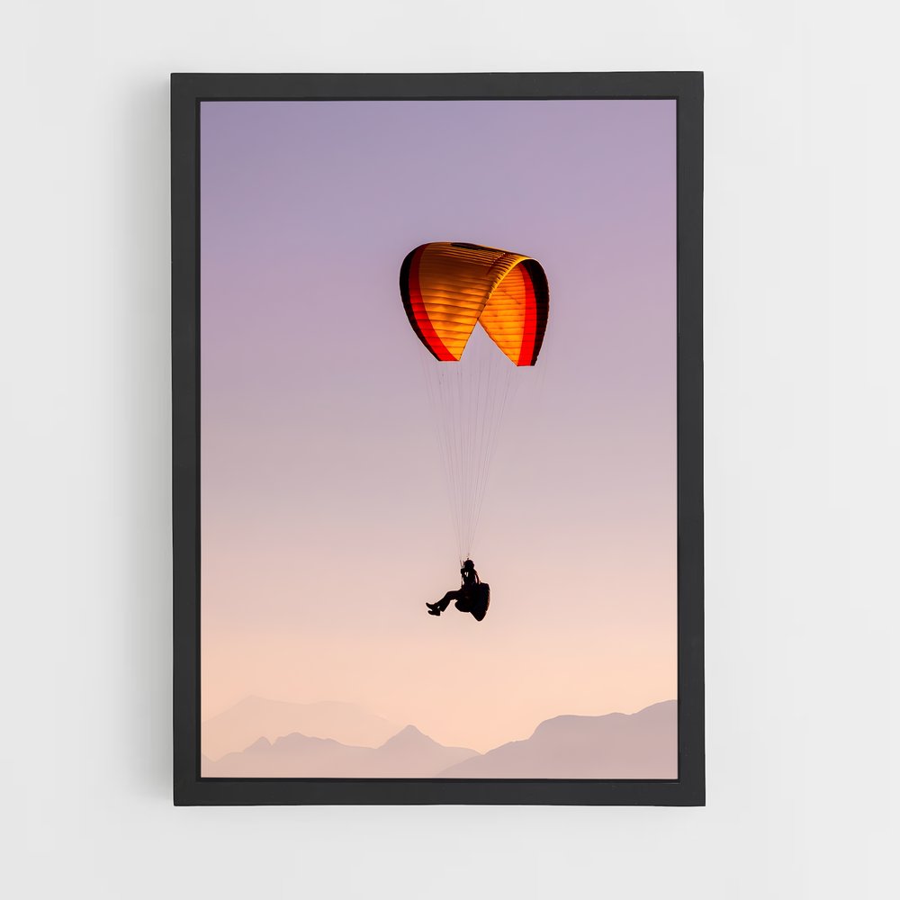 Poster Liberté dans les Cieux – affiche Parapente (vue 2)