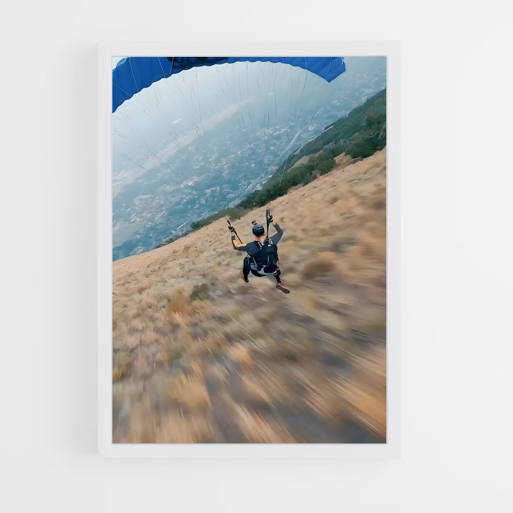 Poster Paragliding nouveaux – affiche Parapente (vue 3)