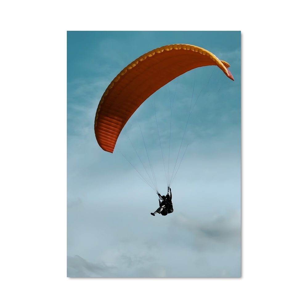 Poster Paragliding nuages