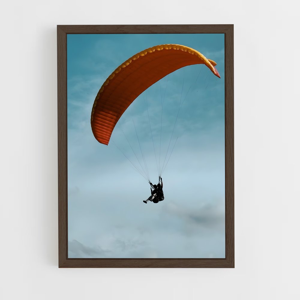 Poster Paragliding nuages – affiche Parapente (vue 5)