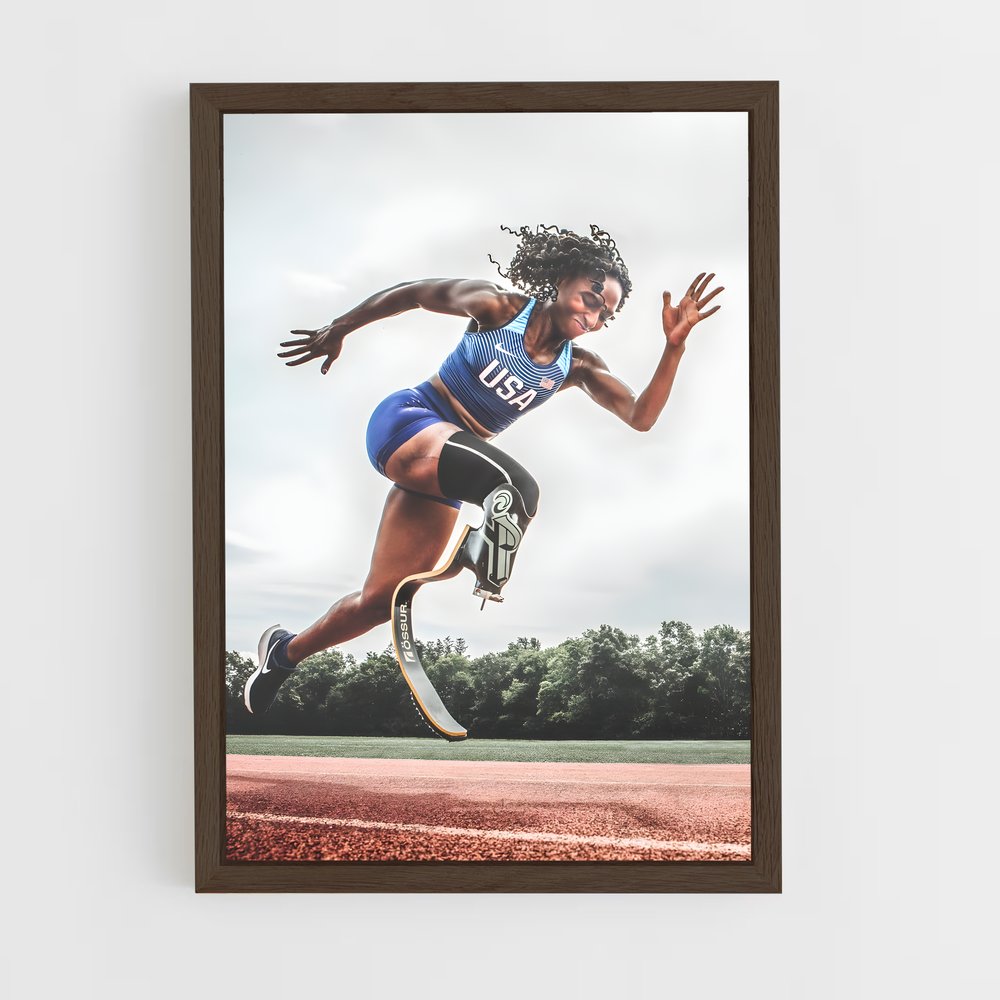 Poster En Piste pour la Victoire – affiche Jeux Olympiques (vue 5)