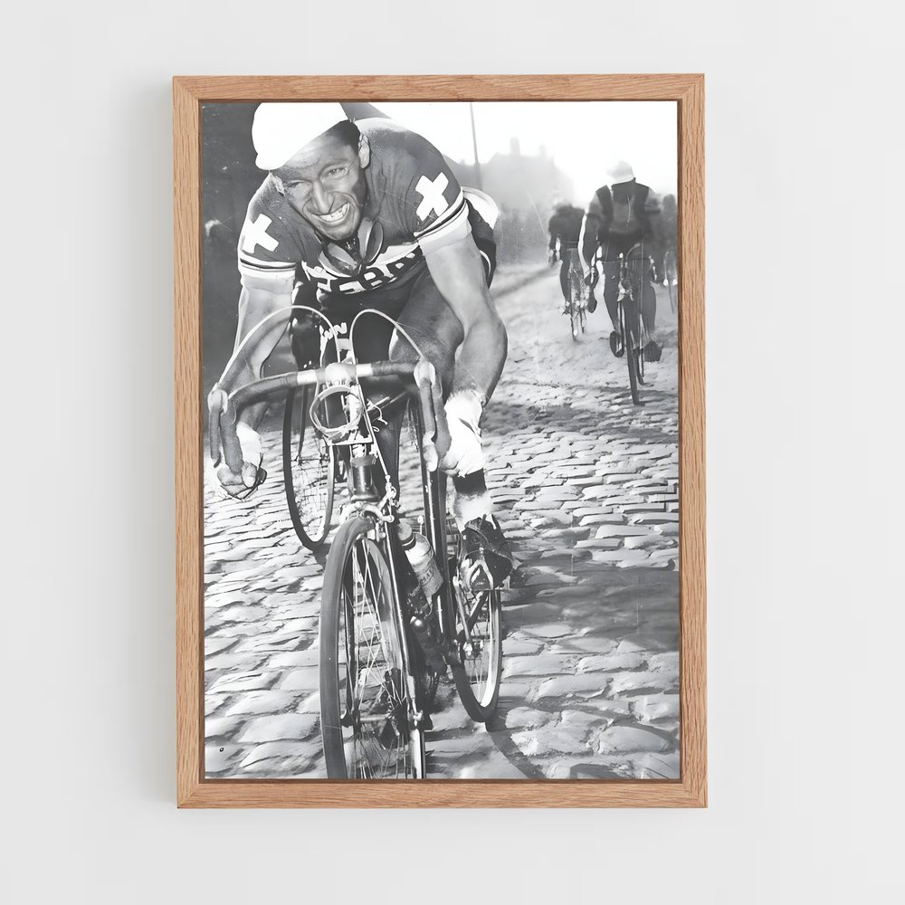 Poster La Route Pavée – affiche Cyclisme (vue 4)