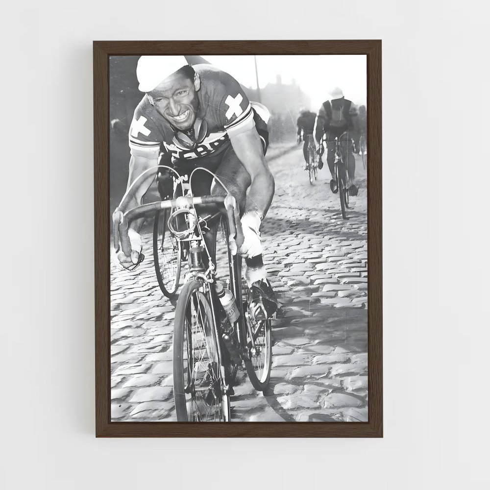 Poster La Route Pavée – affiche Cyclisme (vue 5)