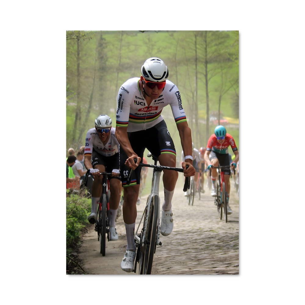 Poster route cycliste