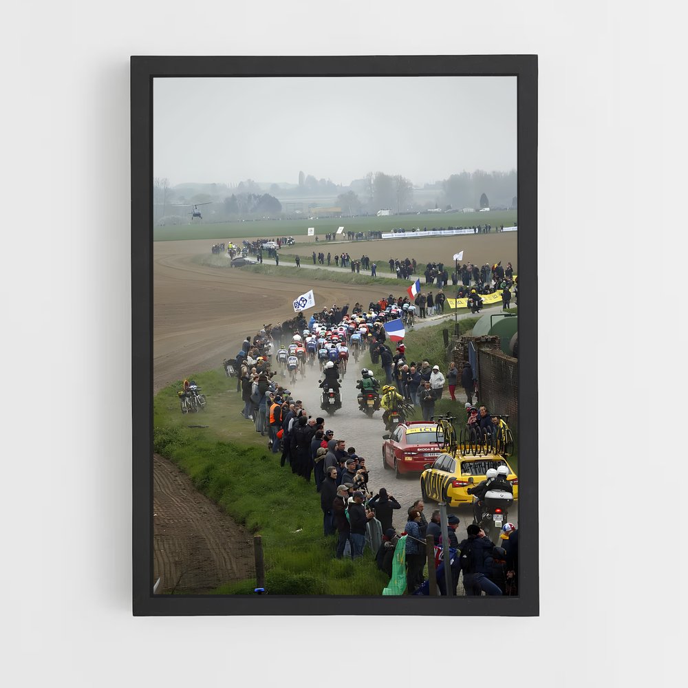 Poster Les Passionnés de la Roue – affiche Cyclisme (vue 2)