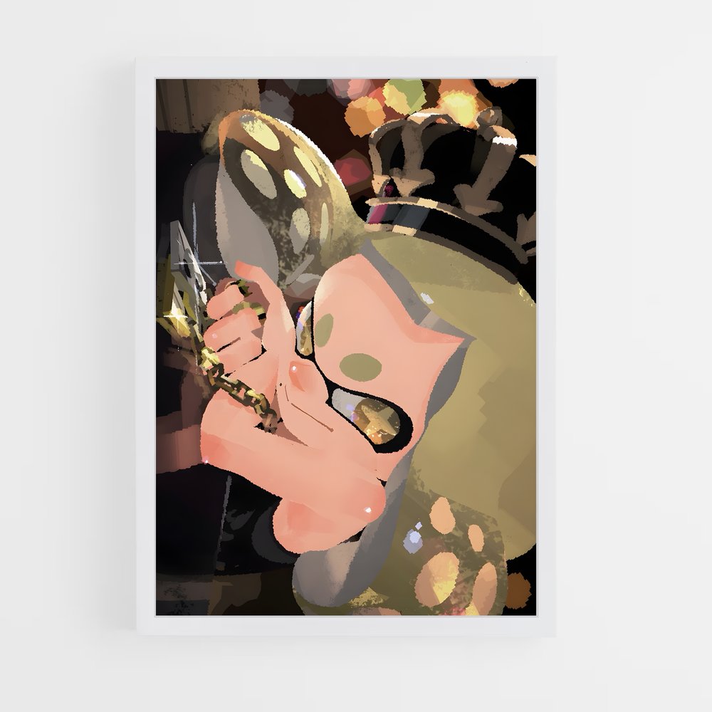 Poster Pearl Entre – affiche Splatoon (vue 3)
