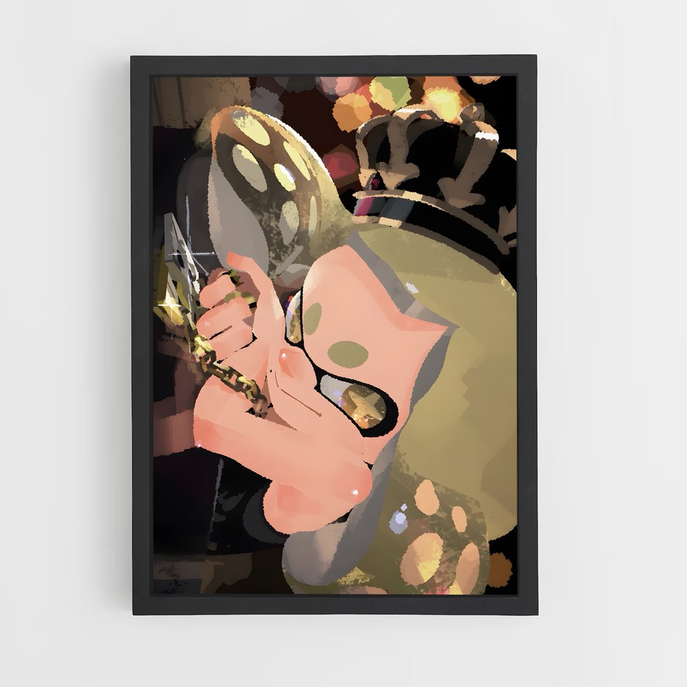 Poster Pearl Entre – affiche Splatoon (vue 2)