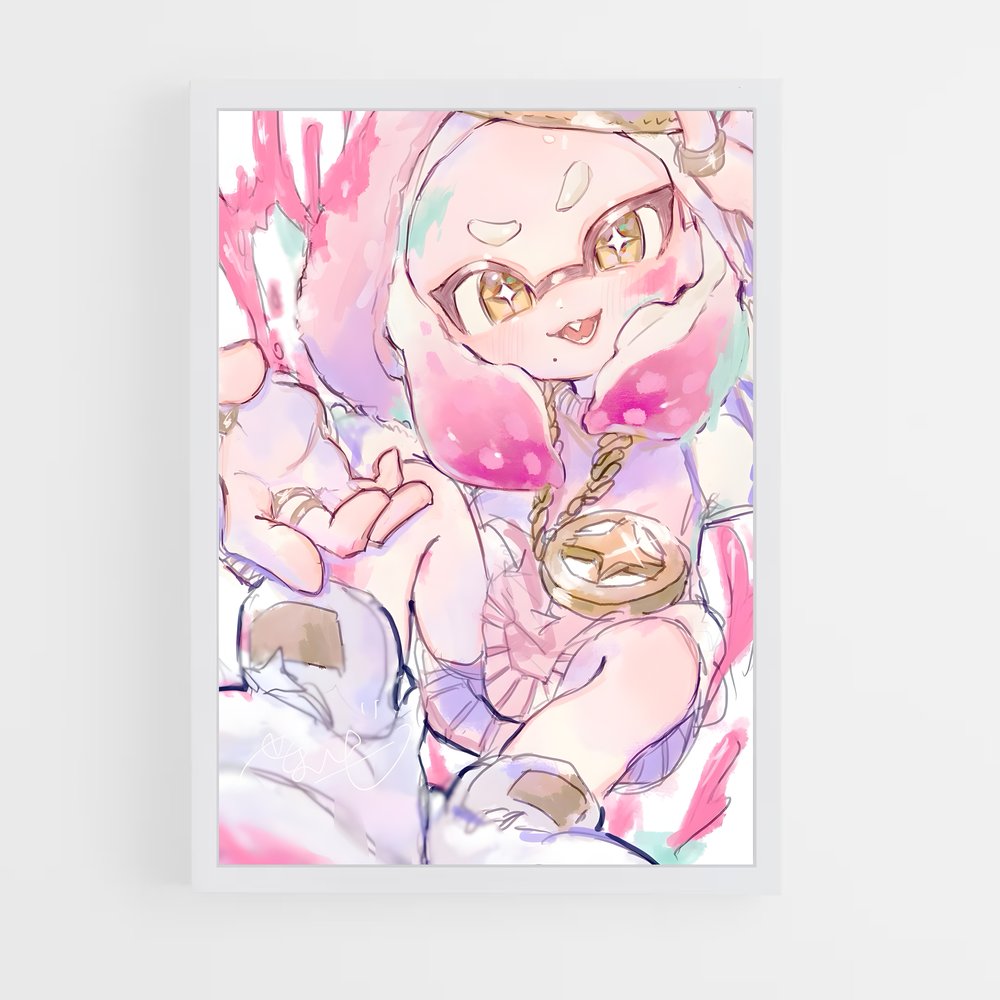 Poster Pearl sens – affiche Splatoon (vue 3)