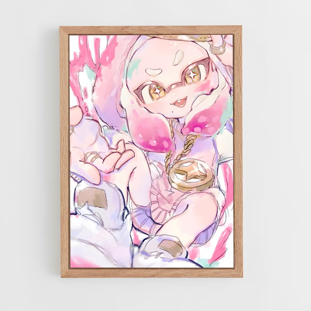 Poster Pearl sens – affiche Splatoon (vue 4)