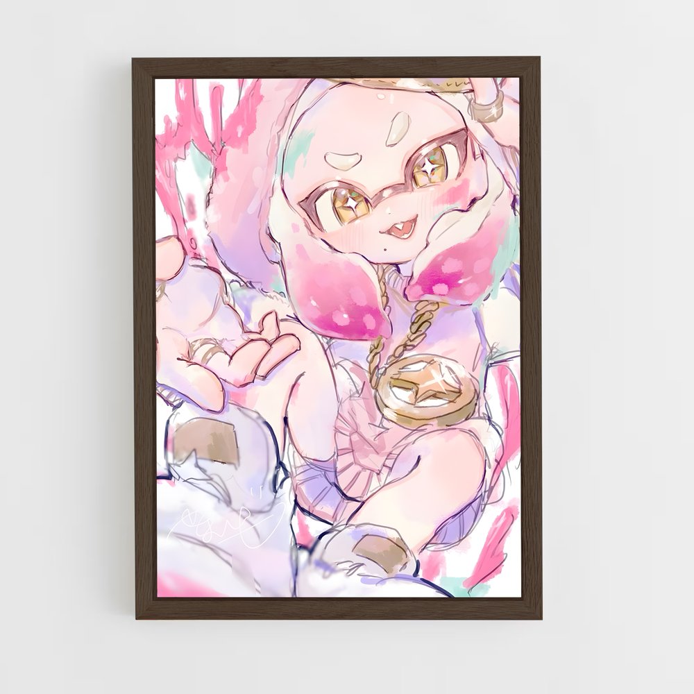 Poster Pearl sens – affiche Splatoon (vue 5)