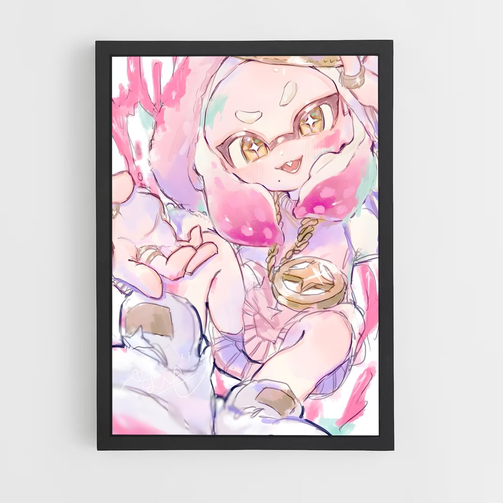 Poster Pearl sens – affiche Splatoon (vue 2)