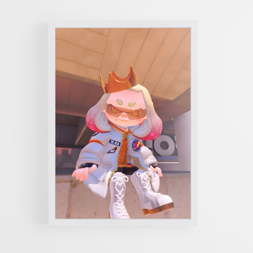 Poster Éclat Pur – affiche Splatoon (vue 3)