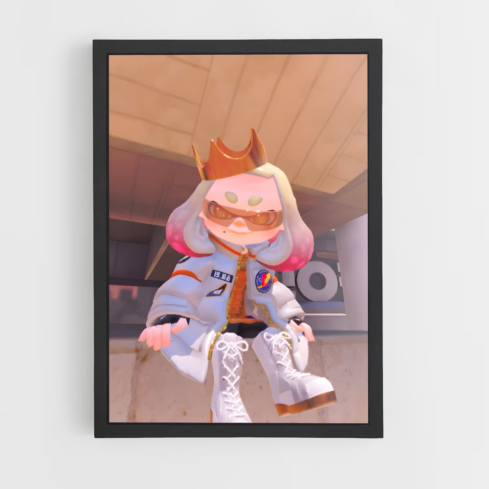Poster Éclat Pur – affiche Splatoon (vue 2)
