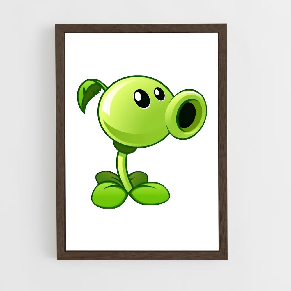 Poster Peashooter Froggy – affiche Plants vs zombies (vue 5)