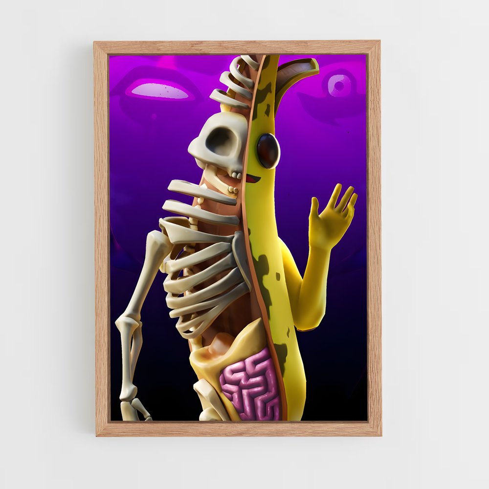Poster Peely le Squelette Banana – affiche Fortnite (vue 4)