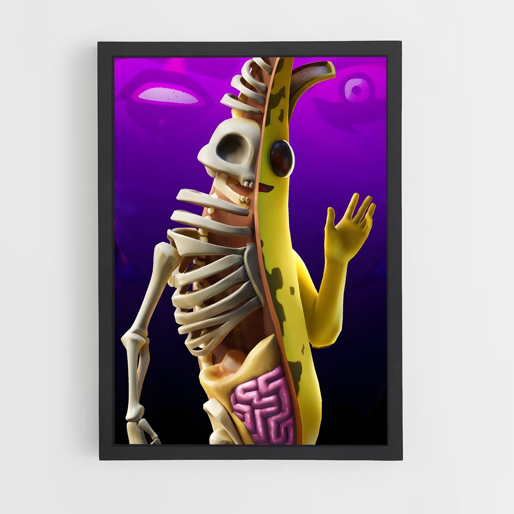 Poster Peely le Squelette Banana – affiche Fortnite (vue 2)